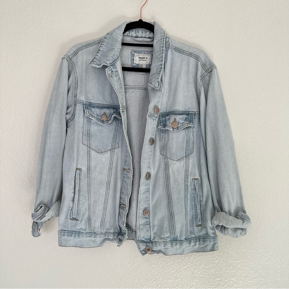 Oversized Denim Jacket | Forever21 | Size M